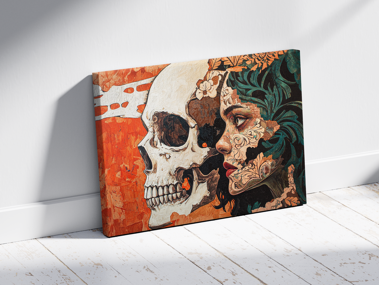 Memento Mori Schönheit Leinwanddruck