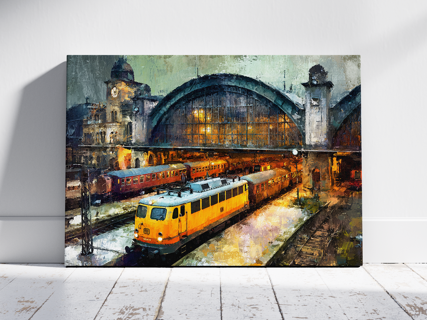 Das geschäftige Treiben im alten Stuttgarter Bahnhof in den 1960er Jahren