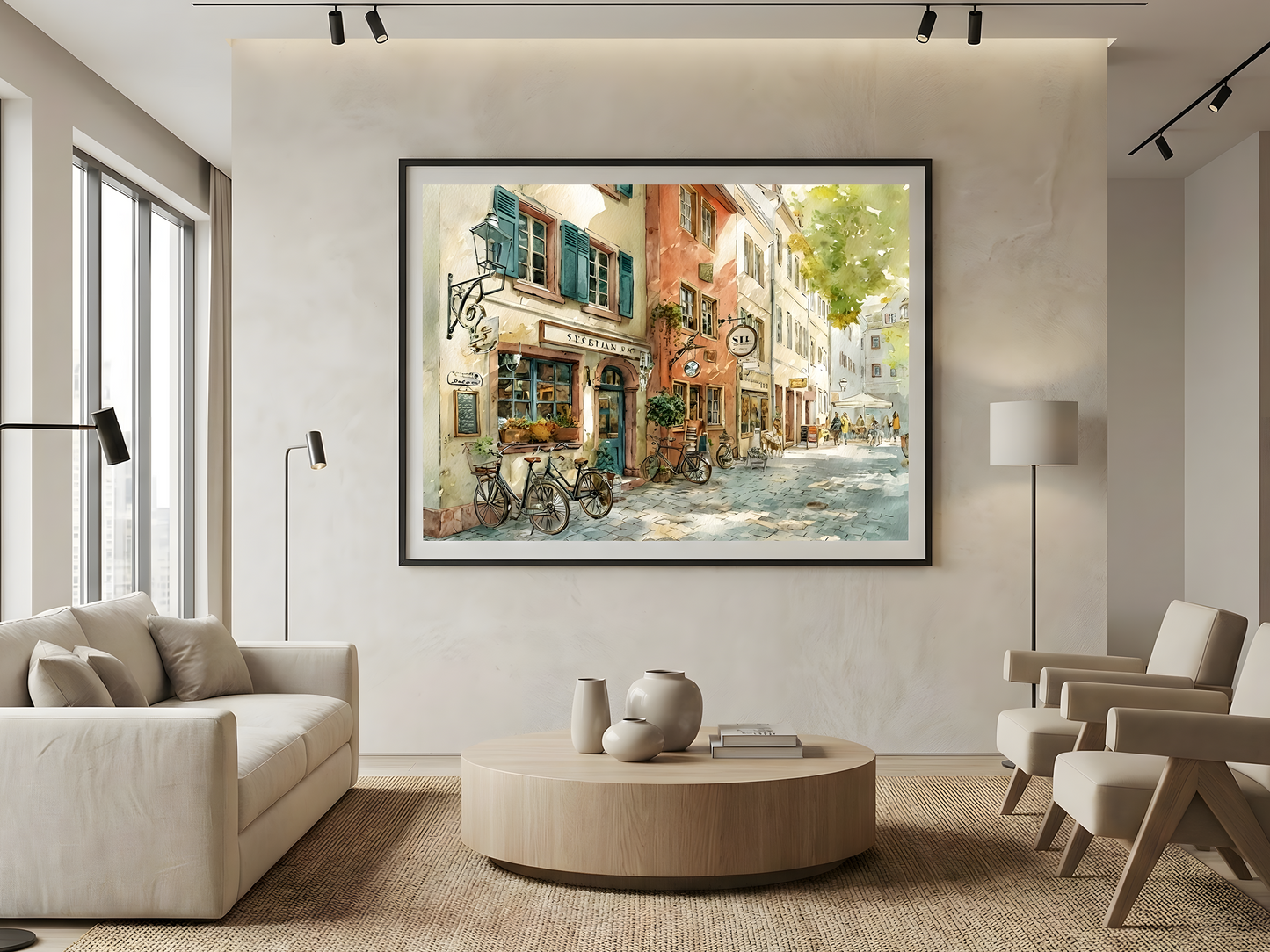 Das städtische Leben in Frankfurt in den 1980er Jahren