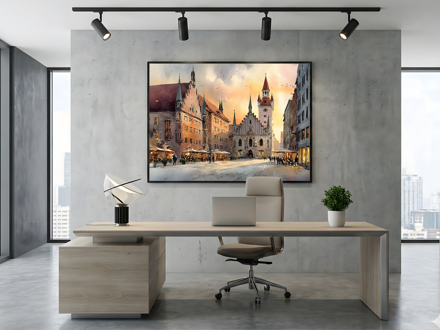 Marienplatz in München, Deutschland