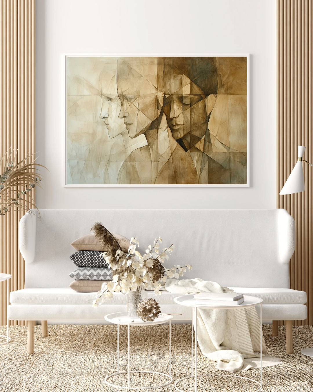 Leinwanddruck „Zerbrochene Identitäten“