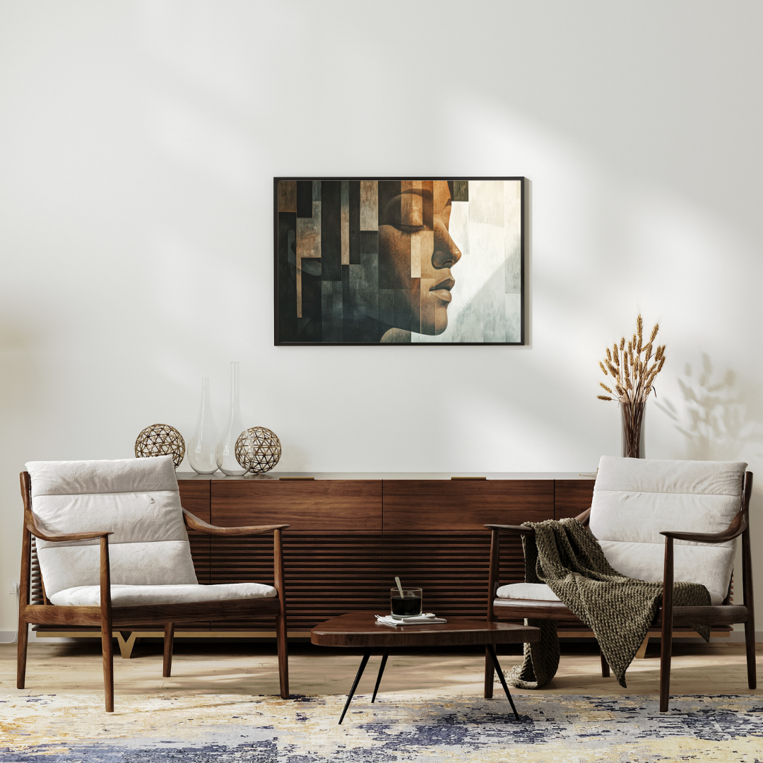 Digitaler Mosaik-Leinwanddruck