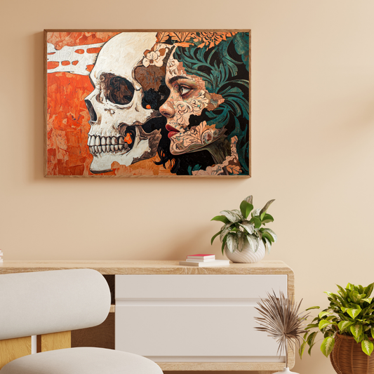 Memento Mori Beauty Canvas Print