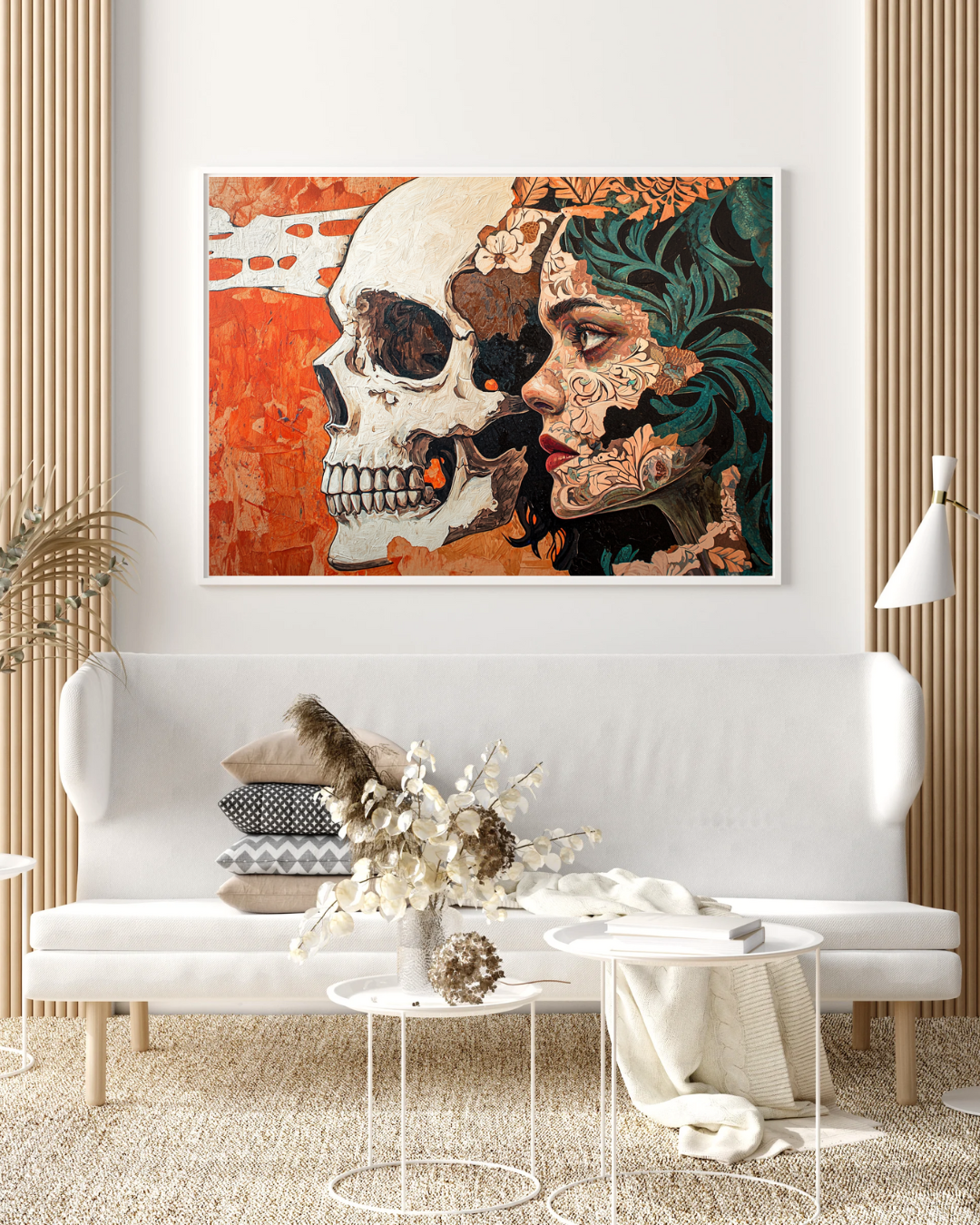 Memento Mori Schönheit Leinwanddruck