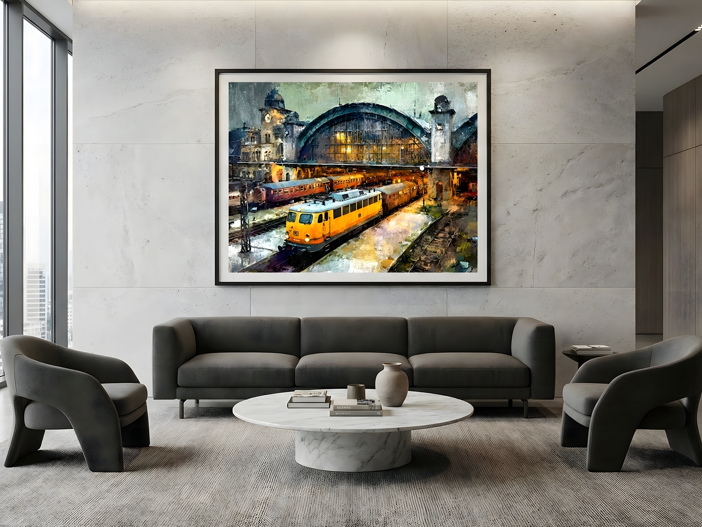 Das geschäftige Treiben im alten Stuttgarter Bahnhof in den 1960er Jahren
