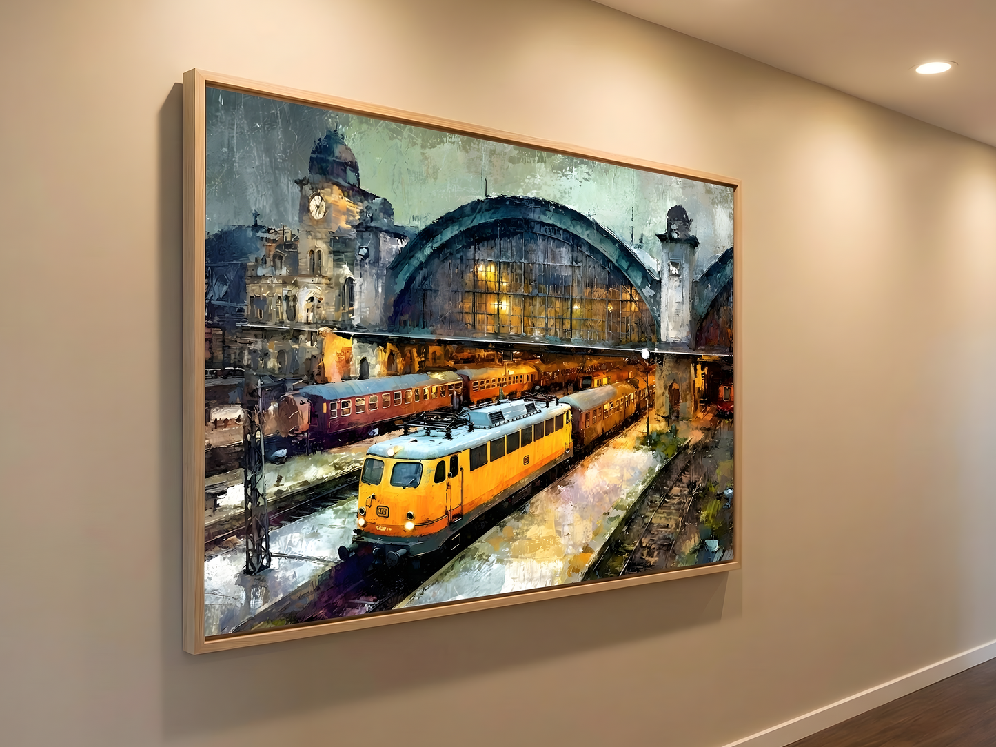 Das geschäftige Treiben im alten Stuttgarter Bahnhof in den 1960er Jahren