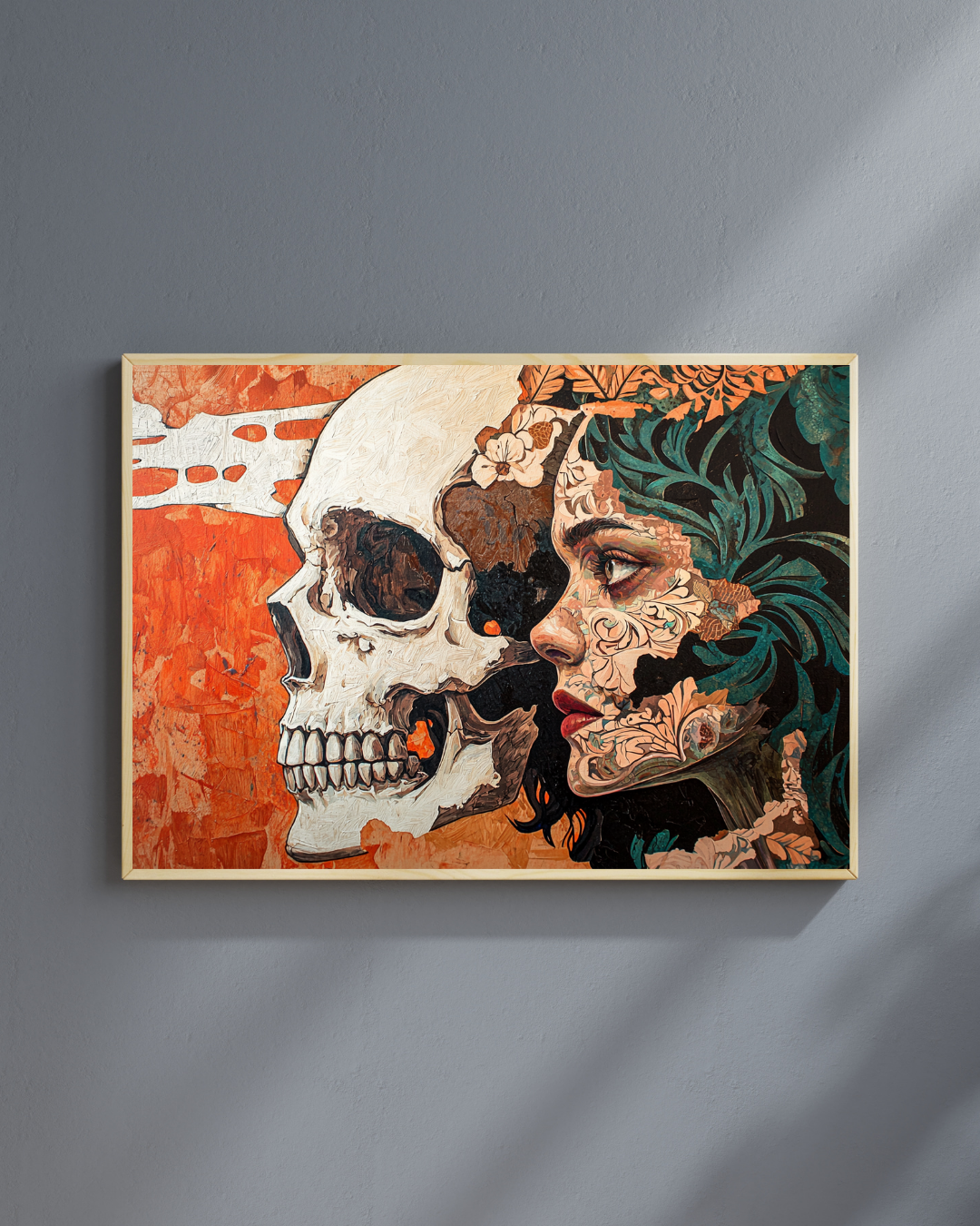 Memento Mori Schönheit Leinwanddruck