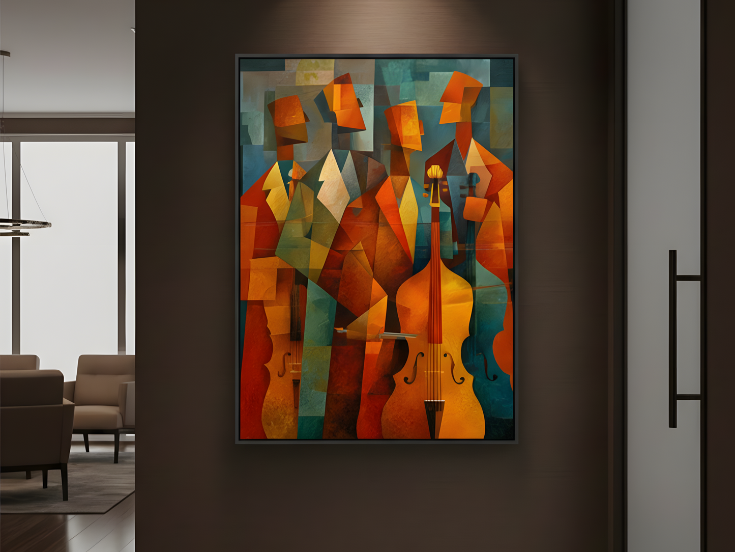 Double Bass Jazz Decor