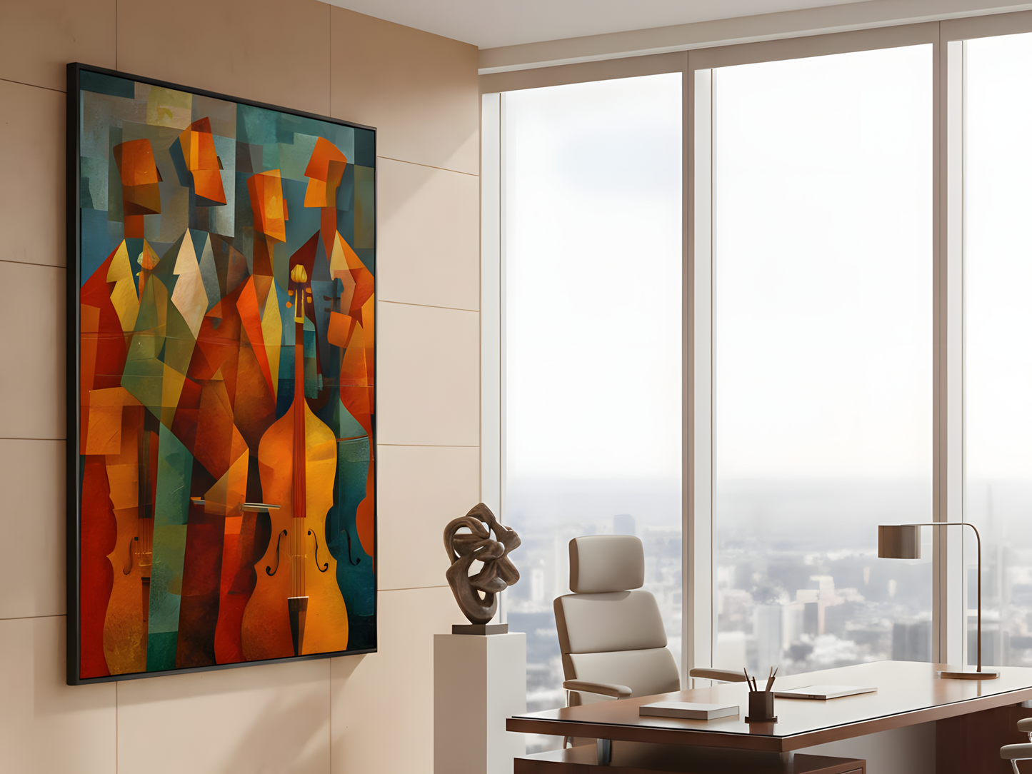 Double Bass Jazz Decor