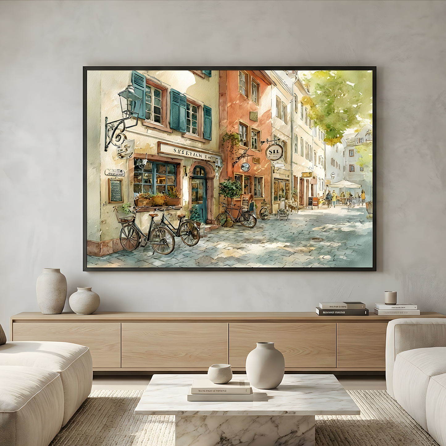 Das städtische Leben in Frankfurt in den 1980er Jahren